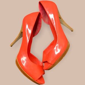 Women’s Aldo open toe pump heels size 7.5